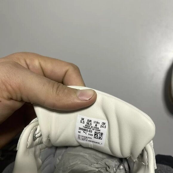 NEW PUMA x RIHANNA Fenty Creeper Fatty Women's Size 8 Leather Green Fog Low Top - Picture 5 of 6